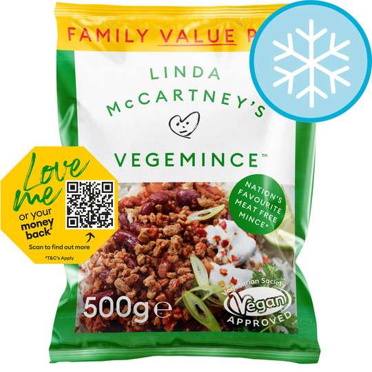 Linda Mccartney's Vegan Vegemince Family Value Pack 500G - 5 for £8 - (£1.60 Each) - Clubcard Price @ Tesco (McCartneys)