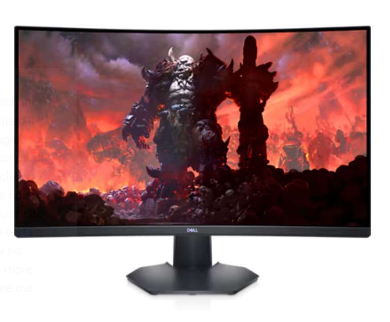 Dell 32 QHD Curved Gaming Monitor – S3222DGM with code