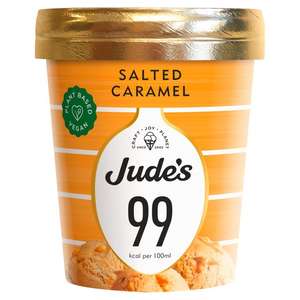 Jude’s vegan salted caramel low cal ice cream - Lewisham Shopping Centre