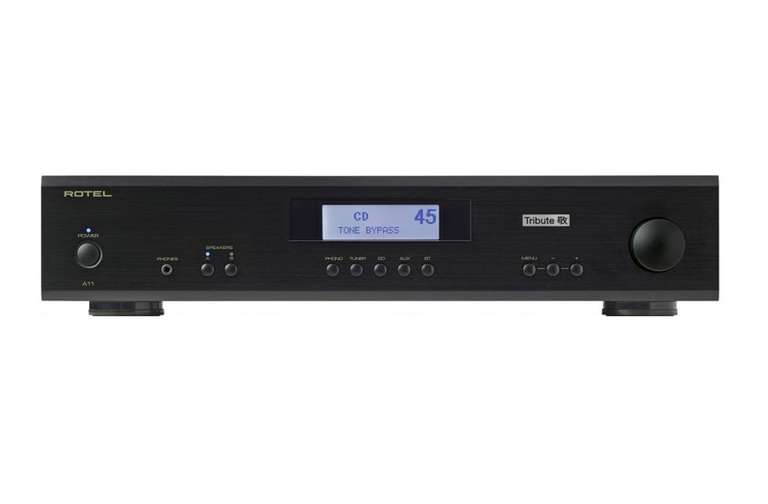 Rotel A11 Tribute (Black) Stereo Amplifier Black/Silver £399 @ Richer Sounds