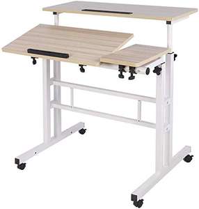 Sogesfurniture Stand Desk & Adjustable Workstation with Keyboard Tray - £47.02 with 5% off voucher - @ Amazon sold by Best-Home