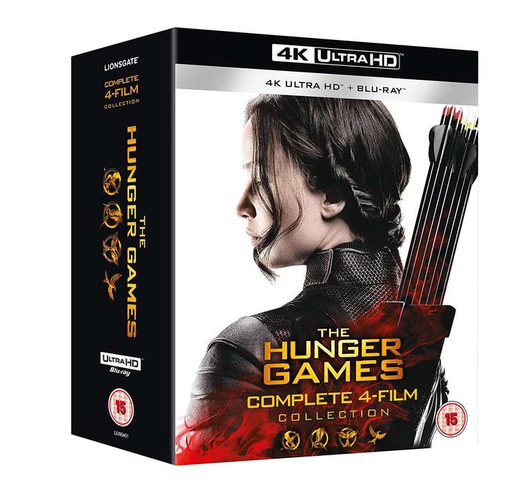 The Hunger Games 1-4 Complete Collection 4K Ultra HD + Blu-Ray