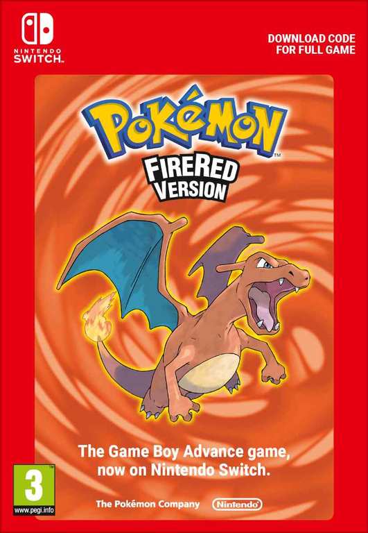 Pokémon FireRed / LeafGreen (UK - EU ) Version Nintendo Switch Download