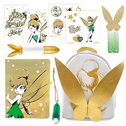 Real Littles 25416 Collectible Micro Disney Tinker Bell Backpack with 6 Surprise Toy Accessories Inside
