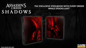 Assassin's Creed Shadows With FREE Steelbook (PS5/Xbox Series X) - Pre-order