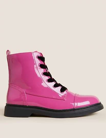 Kids' Freshfeet Lace Up Ankle Boots (13S - 6L) now £9.99 + free click and collect @ Marks & Spencer
