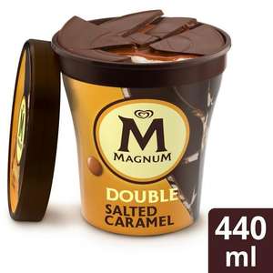 Magnum Double Salted Caramel Ice Cream Tub 440ml £2.50 @ Sainsbury's