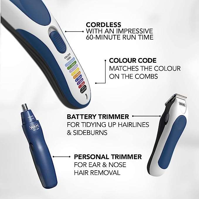 Wahl Colour Pro Cordless 3 in 1 Grooming Kit - £ 36.99 - @ Amazon (Prime Exclusive)