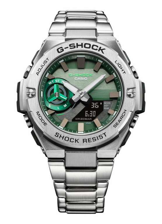 Casio G-Steel B500 Series Green Dial Solar Powered Watch GST-B500AD-3AER - £199 delivered @ H Samuel