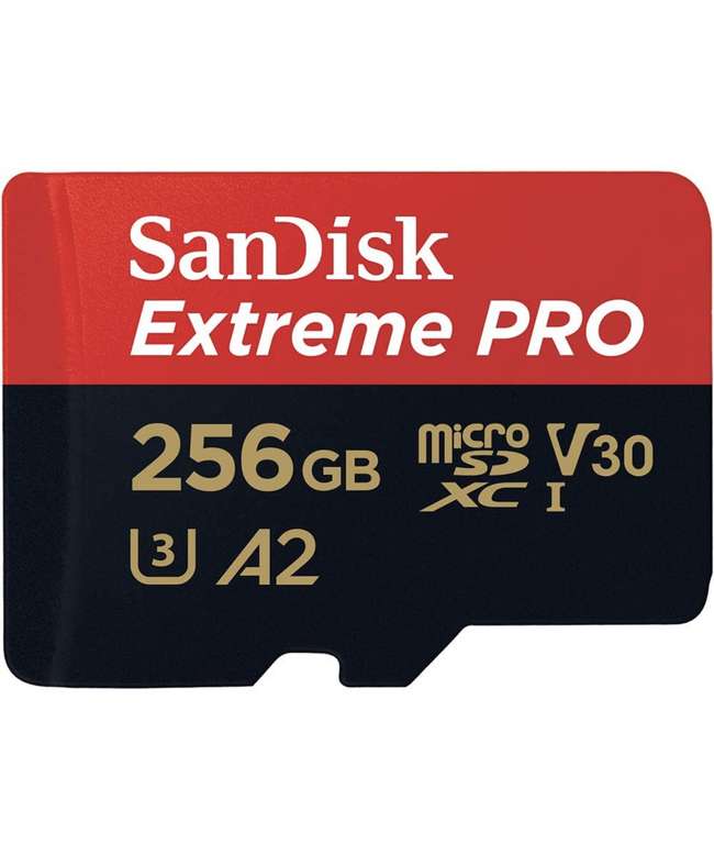 Sandisk 256GB Extreme PRO microSDXC card + SD adapter £44.99 @ Amazon