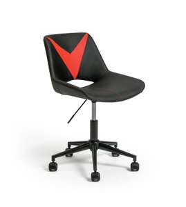 Habitat Saber Faux Leather Gaming Chair - Red and Black - £40 free Click & Collect @ Argos
