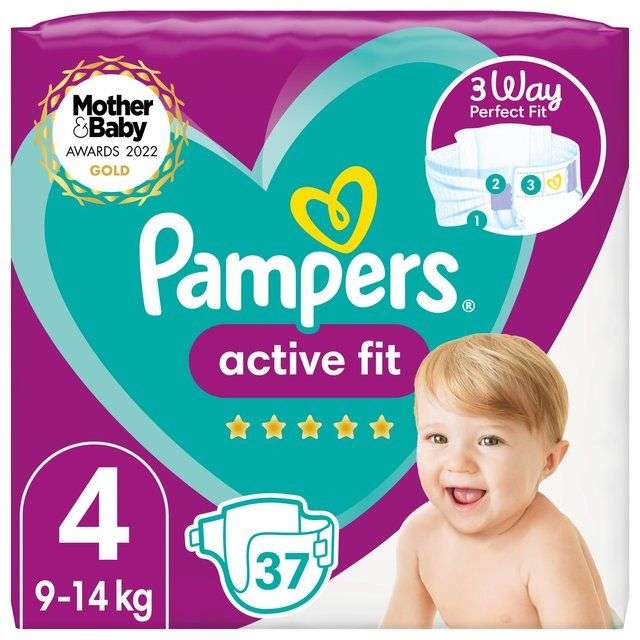 Pampers Active Fit Nappies Size 4