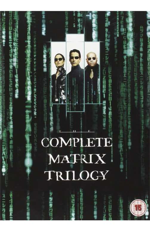 Used: The Matrix Trilogy Blu-ray with code