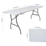 6ft Folding Table Camping Party Catering Picnic BBQ Stall Garden Indoor Outdoor - W/Code | Sold by Western International