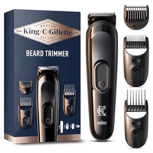 King C. Gillette Cordless Beard Trimmer Kit for Men