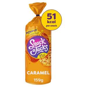 Any Snack A Jacks Jumbo Rice Cakes £1.35 with 45p off coupon inside Tesco magazine @ Tesco