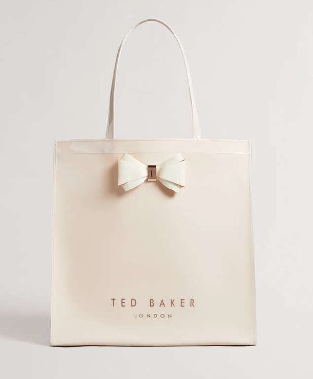 Plain Bow Large Icon Bag in either Light Grey, Light Pink, Fushia or Pale Green £20 with free click and collect /+£3.95 delivery @ Ted Baker