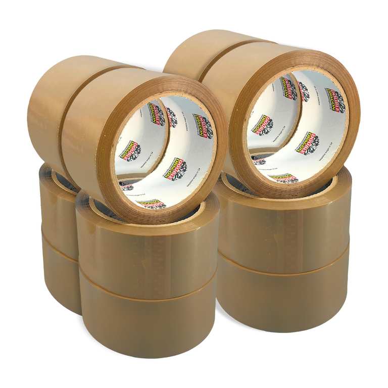 Double Dragon Brown Packing Tape – 48mm x 66m (12 Rolls)