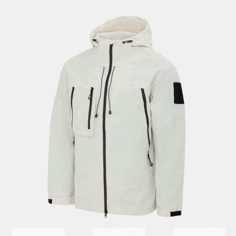 Firetrap Men's Windproof Hooded Long Sleeve Windbreaker (Beige, XXS-XS) - White/Purple £11, Brown £12.50, Black/Yellow £16.99