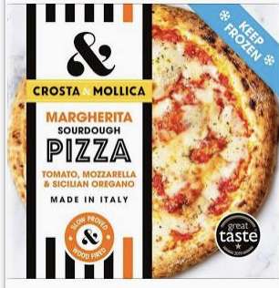 Crosta & Mollica Pizzeria Margherita Pizza (2 X 403G) - £5.59 Members Only at Costco