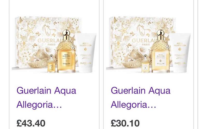 Guerlain Aqua Allegoria Mandarine Basilic Parfum Gift Set 125ml & 7.5ml £43.40 @ Look Fantastic