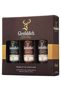 Glenfiddich Whisky 12/15/18 Year Old Tasting Collection Gift Pack 3 x 5 cl - £10 @ Amazon