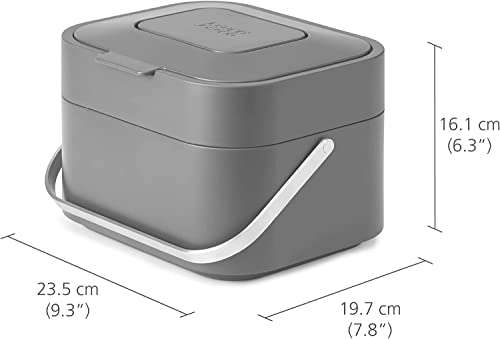 Joseph Joseph Intelligent Waste, Stack 4 Kitchen Food Waste Compost Caddy Recycling Bin with Odour Filter 4 Litre / 1 Gallon £19.20 @ Amazon