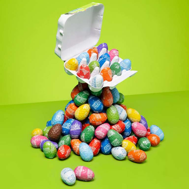 Tony's Chocolonely Easter Eggs Assortment - 12 Easter Eggs in Foil - Fairtrade Belgian Chocolate