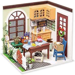 Various Robotime dolls house sets to build £9 with voucher inc free Prime delivery sold by Robotime FB Amazon