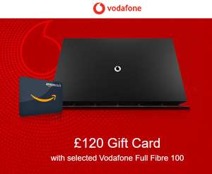 Vodafone 100Mb broadband + £120 Voucher + £56 TCB- £26m/24m (£18.67pm effective cost / £15.67 existing mobile cust) (New customers) @ TCB