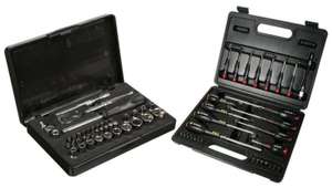 Halfords Advanced 40 Piece 1/4" Socket Set + free Advanced Screwdriver & Bit Set w/code - £27 with Motor Club signup (c+c only)