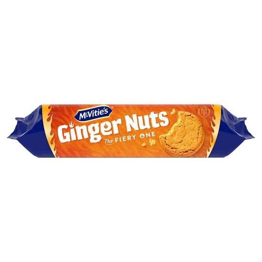 Mcvitie's Ginger Nuts 250g 4 packs for £1.20 in Farmfoods Castle Bromwich