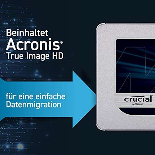 Crucial MX500 1TB SATA SSD - £47.98 @ Amazon Germany