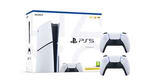 PS5 Slim Disc Console and Additional DualSense Controller Bundle (Existing customers)