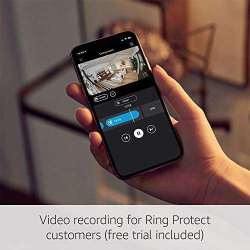 Ring Outdoor Camera Plug-In (Stick Up Cam) | HD outdoor Security Camera, 1080p video, Two-Way Talk, Wifi (Prime Exclusive) £54.99 @ Amazon
