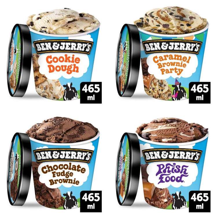 Iceland 7 Day Deal - Ben and Jerrys half price £2.25 each instore @ Iceland