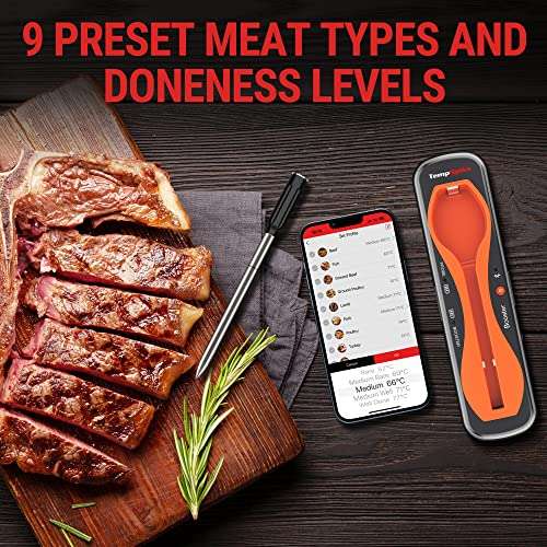 ThermoPro TempSpike Truly Wireless Meat Thermometer BBQ, Smoking, Air Fryers, - £61.19 with 20% voucher, sold by My iTronics @ Amazon