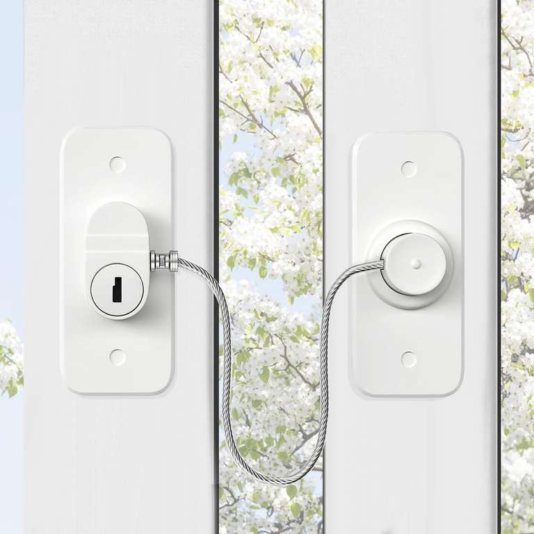Window Locks for UPVC Windows – 2 Pack £3.96 at Amazon