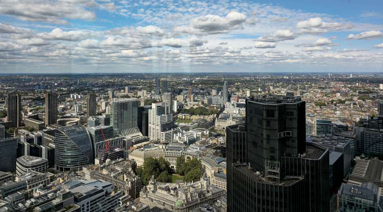 New free observation deck on 50th floor of skyscraper (8 Bishopsgate) + more free scenic viewpoints of the London skyline