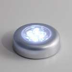 Lights4fun Set of 3 Cool White LED Battery Operated Push Lights with 3M Pads - £4.79 @ Amazon
