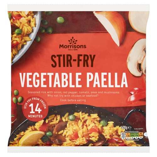 Morrisons Stir-Fry Vegetable Paella Mix 500g