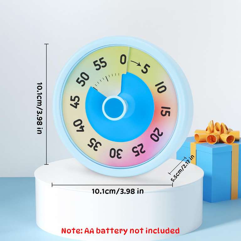 thumbnail image 2 of Square Digital Alarm Clock - Small Pointed Display For Kids, Students & Travel 2 of 11