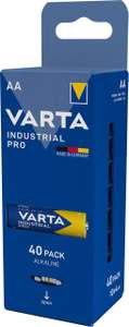 AA Batteries - 40-pack VARTA Industrial Pro Mignon Alkaline Batteries LR6, Made in Germany - £10.93 S&S