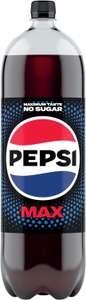 Pepsi Max Cola 2L, £1.79 Each Or 2x2L For £2.37 After 10% S&S & 15% First S&S Voucher & 2 for £3