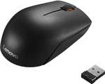 Lenovo 300 Wireless Compact Mouse - Black