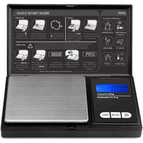 Digital Scales 0.01g 200g Grams Jewellery Gold Weighing - £5.99 @ eBay / lupo-store