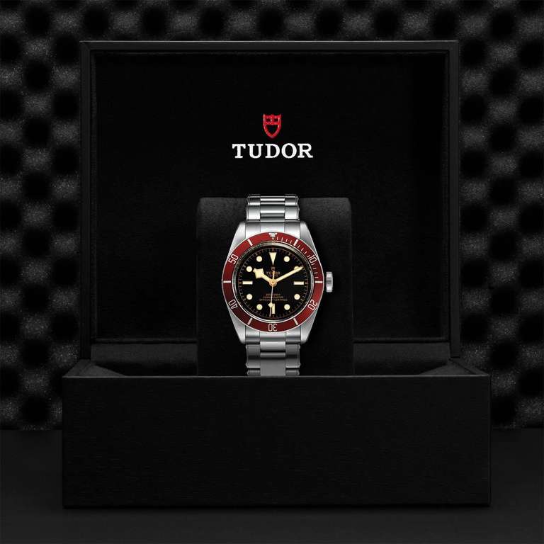 Tudor Black Bay Watch 41 mm Bracelet Burgundy £2,850.00 @ Burrells