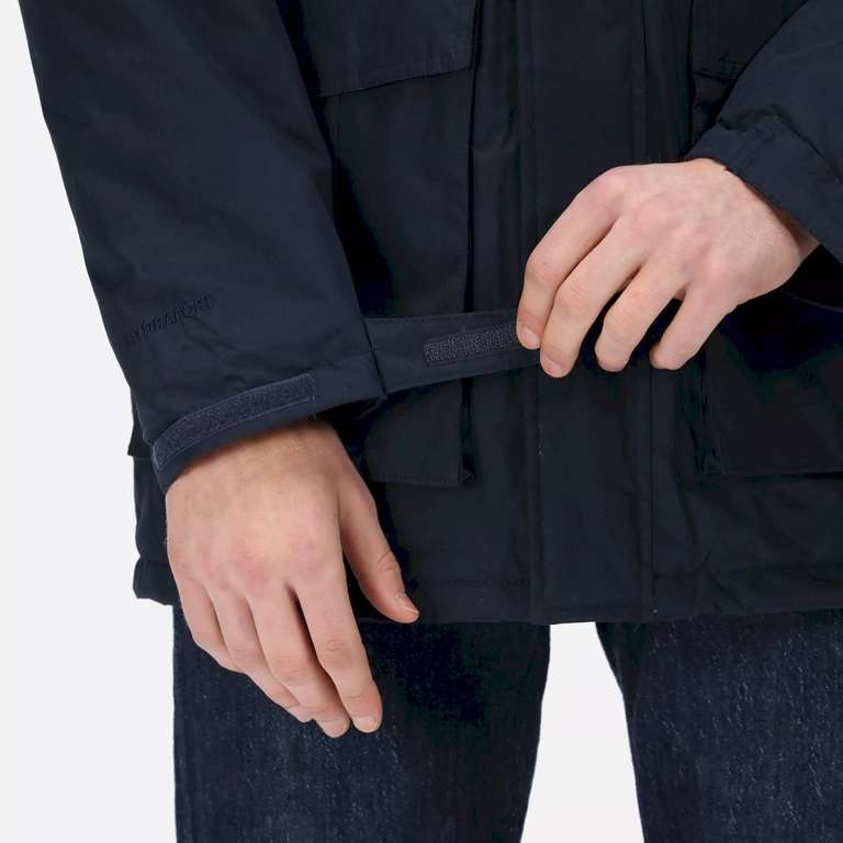 Regatta Men's Palben Waterproof Insulated Parka Jacket | Navy Black/Black | Size: S-3XL - £30.56 with Code (Free Click & Collect) @ Regatta