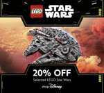 Up To 20% Off Select Lego Star Wars Sets Between May 2nd - May 9th (UCS AT-AT, Millenium Falcon, Mos Eisley, R2-D2 and more) @ shopDisney