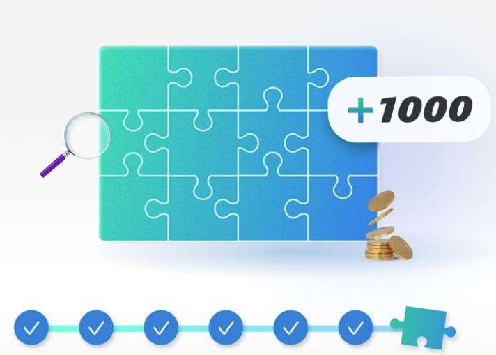 Earn 1000 bonus points when you search/chat daily with Bing & Complete all 12 pieces of the puzzle (Select Microsoft Rewards members only)